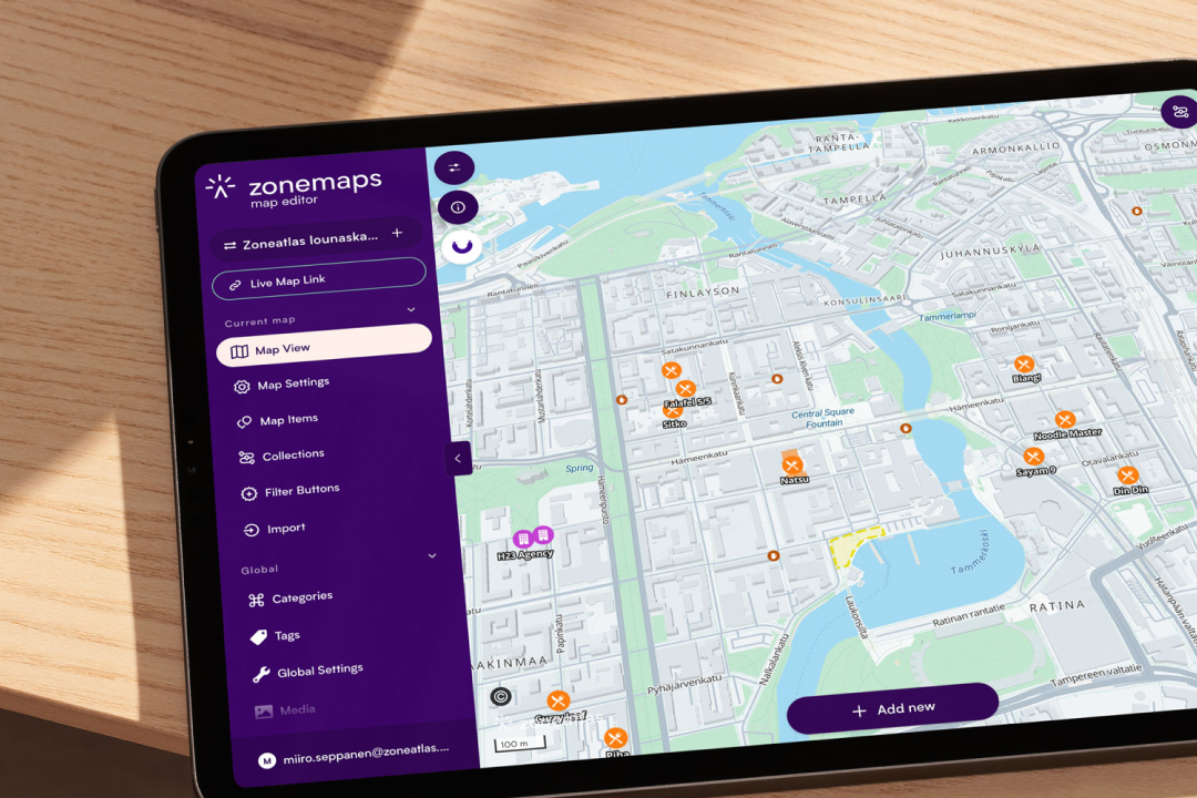 uusi_zonemaps 5 a mobile device displaying Zoneatlas Manager editor