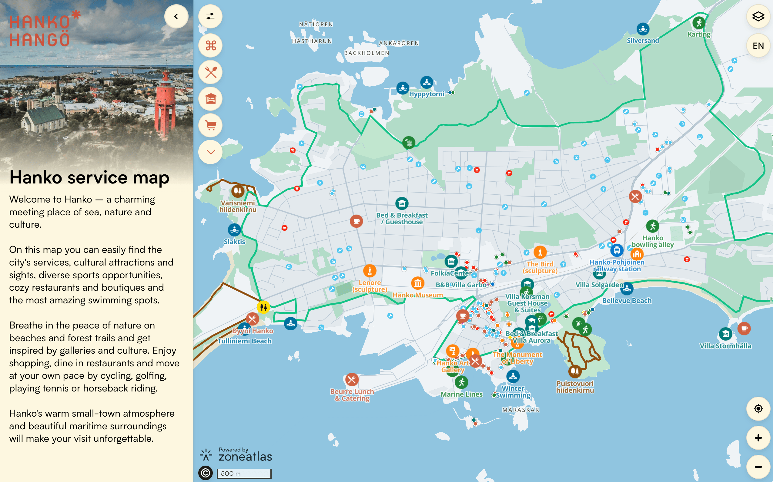 visit hanko screenshot